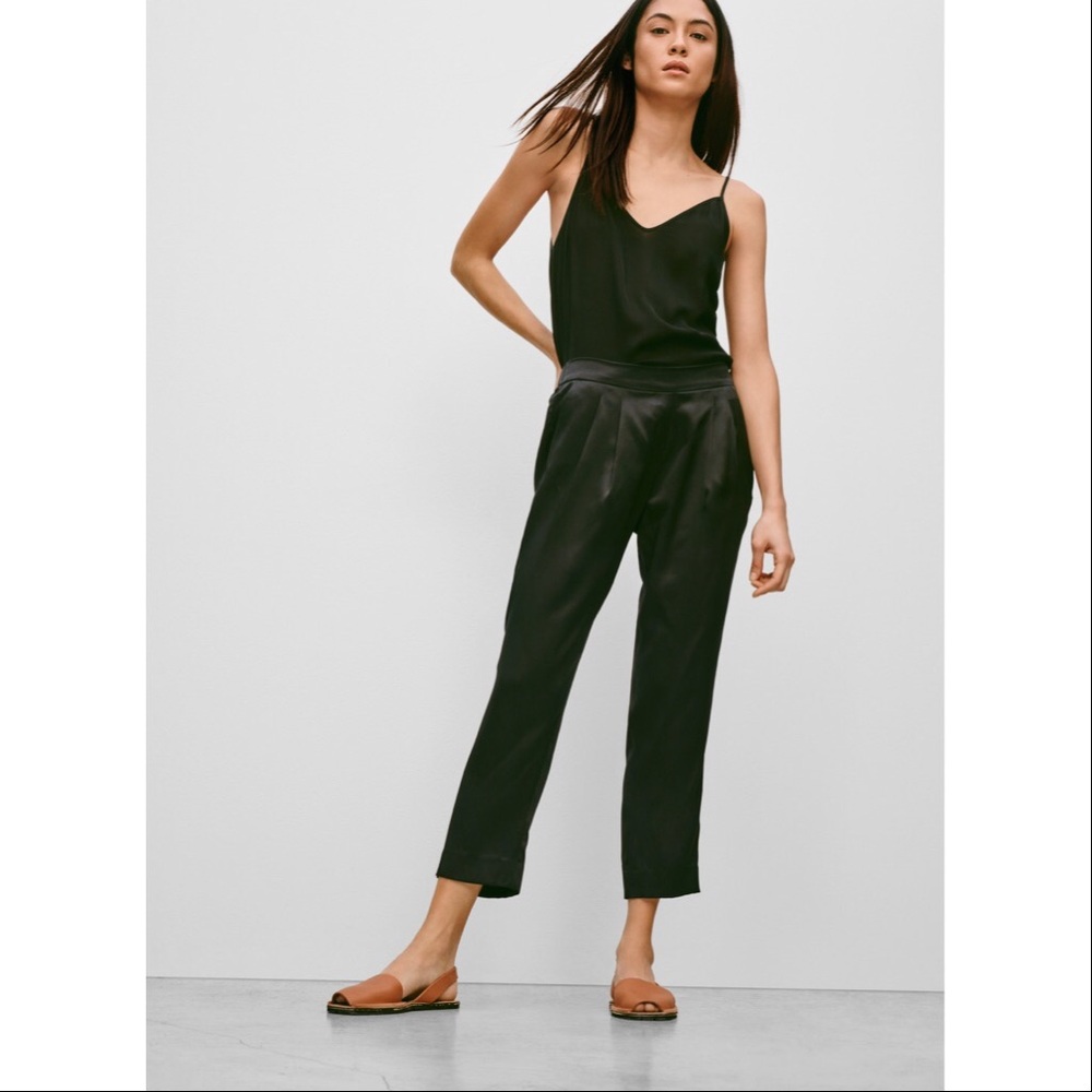 Aritzia silk pants